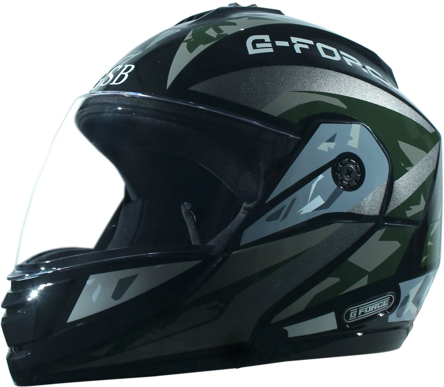 G- FORCE BLACK (GREY) Motorbike Helmet (Black, Grey) - view 5
